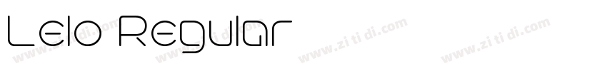Lelo Regular字体转换 Lelo Regular字体转换